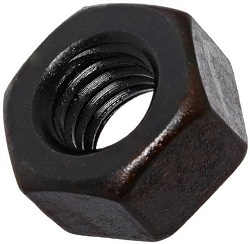 BN117OX-18 DIN 934 Finish Hex Nut cl8 M18-2.5 Black Oxide