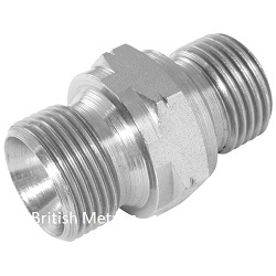 1616-00-1422 Hydraulic Hex Nipple ZP M14-1.5 x M22-1.5