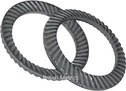 BN792-8 Ribbed Lock Washer FLZN M8