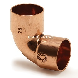 YORK-N12/35 Elbow N12 35mm Copper