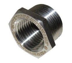 Adapter Bushing 3/4 NPT male to M20x1.5 female 316 stainless
