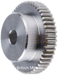 44TM2.5 Metric Hubbed Timing Gear M2.5 44tooth